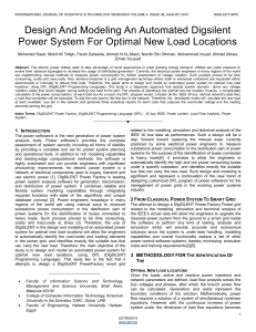 Design-And-Modeling-An-Automated-Digsilent-Power-System-For-Optimal-New-Load-Locations