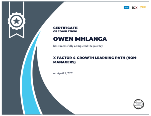 X Factor 4 Growth Learning Path (Non-Managers)