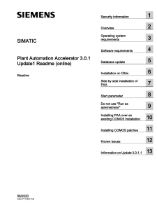 SIMATIC PCS 7 Plant Automation Accelerator enUS en-US