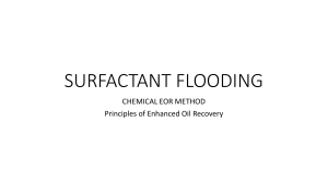 Surfactant Flooding