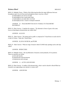 BIOLOGY EXAM REVIEWER