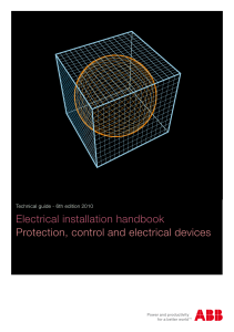 ABB Electrical installation handbook - Protection, control and electrical devices - 6th edition