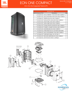 JBL EON ONE COMPACT SBOM v1.2