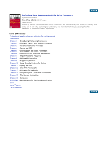 Professional Java Development with Spring Framework