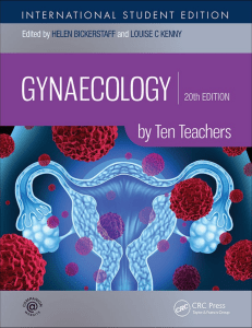 gynecology by ten teachers  20th edition ( PDFDrive )