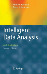 Intelligent Data Analysis Textbook