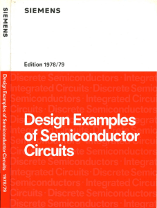 1978 Siemens Design Examples of Semiconductor Circuits