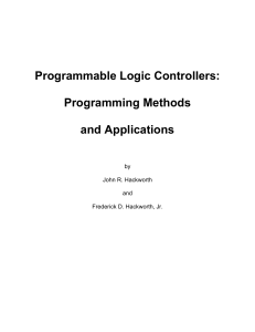 Programmable Logic Controllers Programming Methods