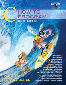 Deitel C How To Program 6th Edition