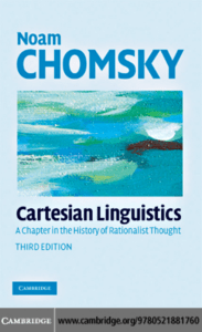 Cartesian linguistics by Noam Chomsky