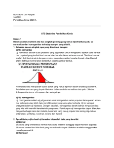 UTS Stat Nur Saumi Dwi Raspati 2007702