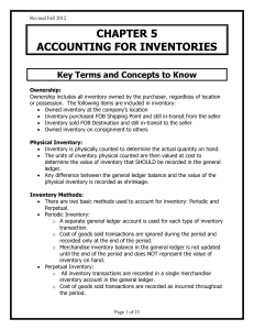 Accounting for Inventories: Key Concepts & Methods