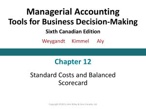  managerial accountingCH 12