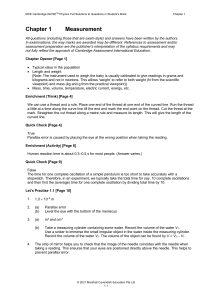 MCE IGCSE Physics SB C01 Full Solutions