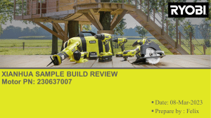 Process review build motor 