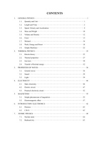 Physics Textbook: General, Thermal, Waves, Electricity, Magnetism