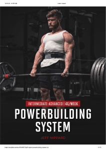 jeff nippard powerbuilding program