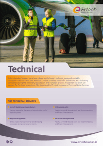 Eirtech Aviation Services -  Technical Services