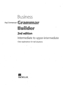 BUSINESS GRAMMAR BUILDER - STUDENT BOOK (1)