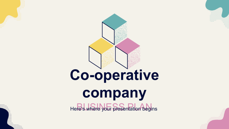 Co operative Company Business Plan By Slidesgo