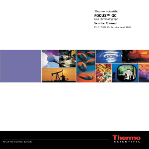 Thermo Scientific FOCUS GC Service Manual