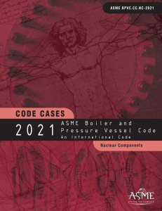 ASME BPVC 2021 - Code Cases - Nuclear Components