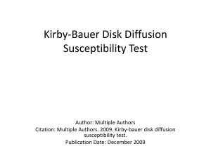 KIRBY-BAUER-DISK-DIFFUSION-SUSCEPTIBILITY-TEST