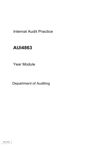 AUI 4863 Study Guide