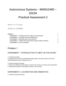 Autonomous-Practical Assessment 2