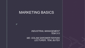 1.Marketing Basics