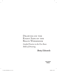 drawing on the right side of the brain workbook