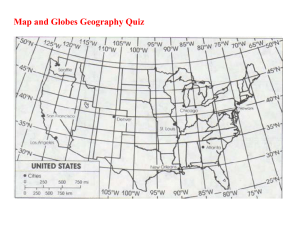 Map and Globes Geography Quiz