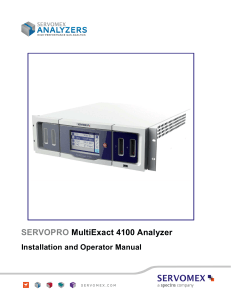 SERVOPRO-MultiExact-4100-Installation-and-Operator-Manual