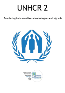 UNHCR 2 Countering toxic narratives
