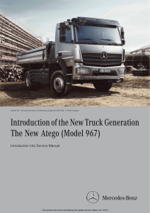 Mercedes Atego PDF Service Manual