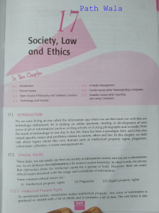 Society and ethics law (2021)