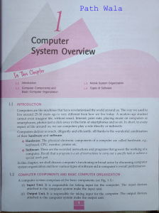 Computer System overview (2021)