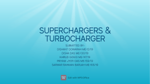 SUPERCHARGERS & TURBOCHARGE