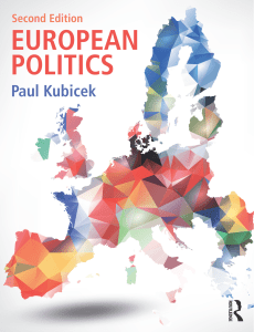 Paul Kubicek - European Politics-Routledge (2017)