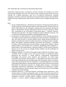 Global Warming: Causes, Effects & Solutions