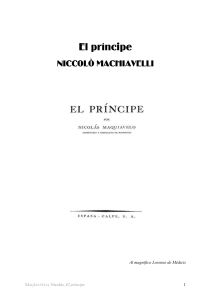 El principe-Nicolas Maquiavelo