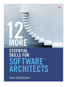 12 more essential skills for software architects