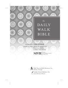 Daily walk bible niv
