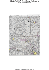 FAA Sectional Chart Excerpt for Pilot Training