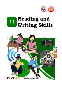 Reading & Writing Skills: Paragraph Development