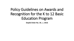 02 3 do 36 s. 2016 policy guidelines on awards and recognition  1 