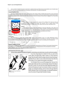 Boyle's Law: Gas Properties & Experiment