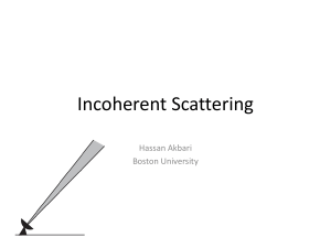 Incoherent scattering