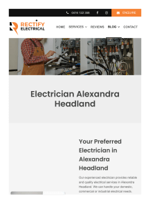 Electrician Alexandra Headland