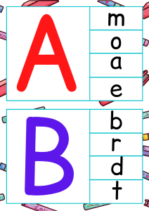 Alphabet big:small